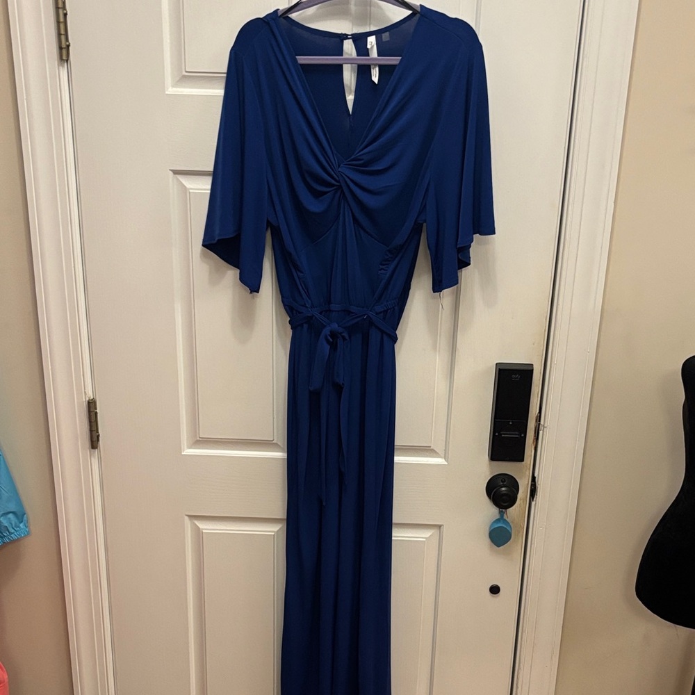 Collection B Deep Blue Maxi Dress